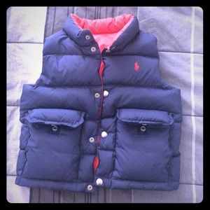 Ralph Lauren goose down reversible puffy vest